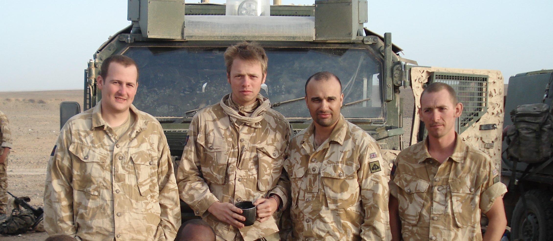 Andrew Powell in Afghanistan in 2007