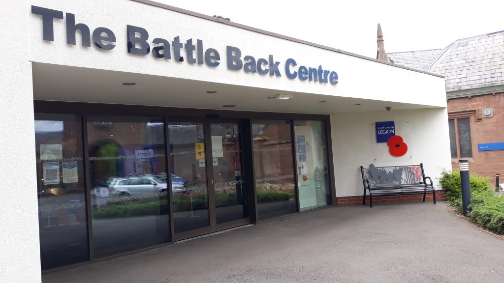 Photo of the exterior of the Battle Back Centre.